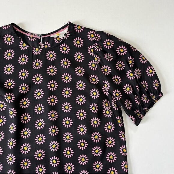 Boden Adriana Puff Sleeve Top *NAVY DAISY 4 - Picture 5 of 9